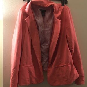 Pink Plus Size Blazer- only worn twice